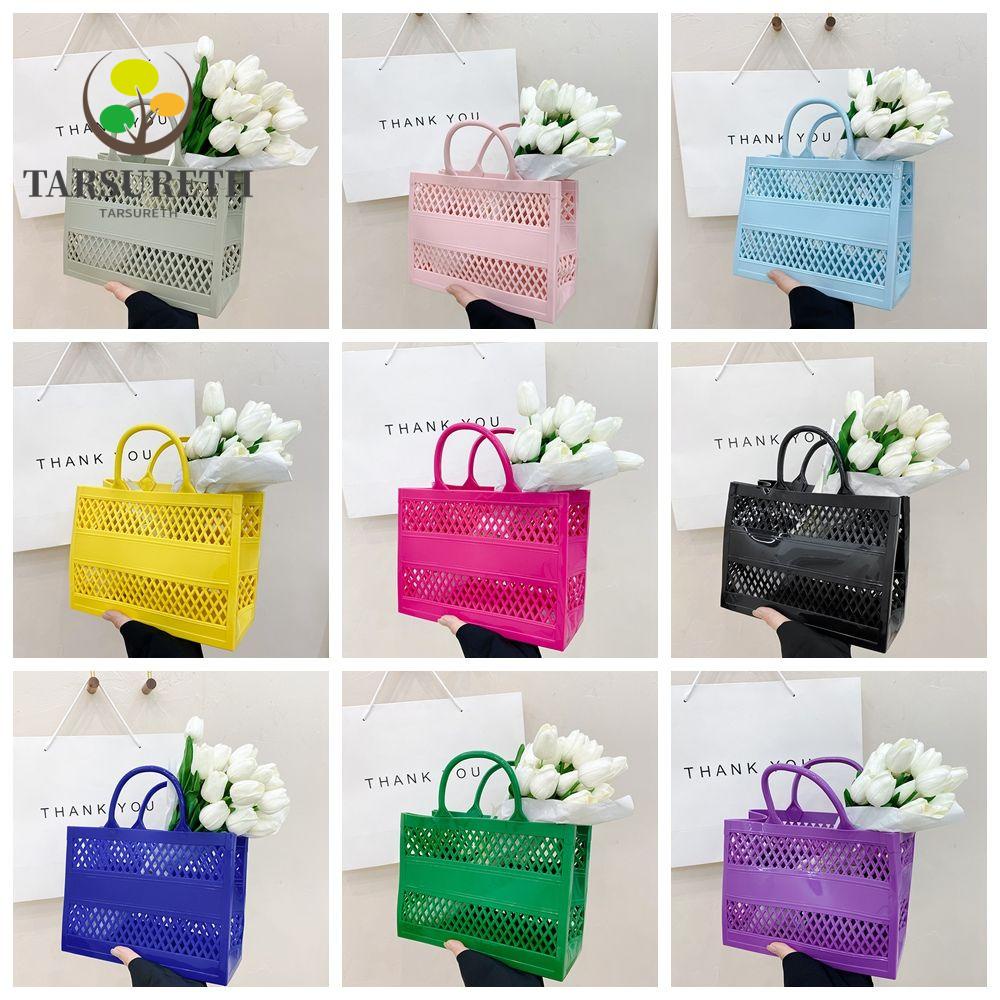 TARSURETH 2022 Summer Multifunctional Hollowed Out Shopping Basket