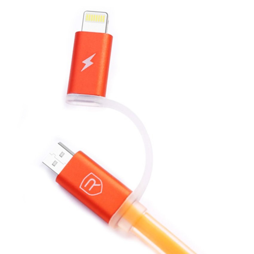 Remax Aurora 2in1 high Speed (Orange) Shopee Thailand