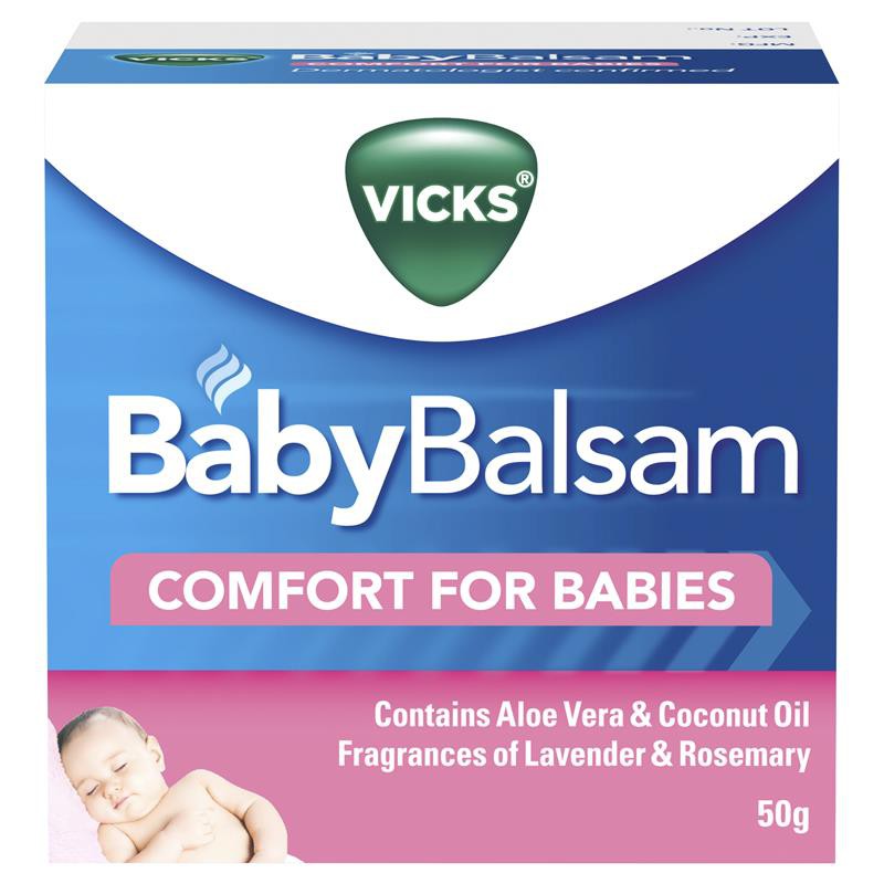 Vicks Baby Balsam Decongestant Chest Rub 50g Shopee Thailand