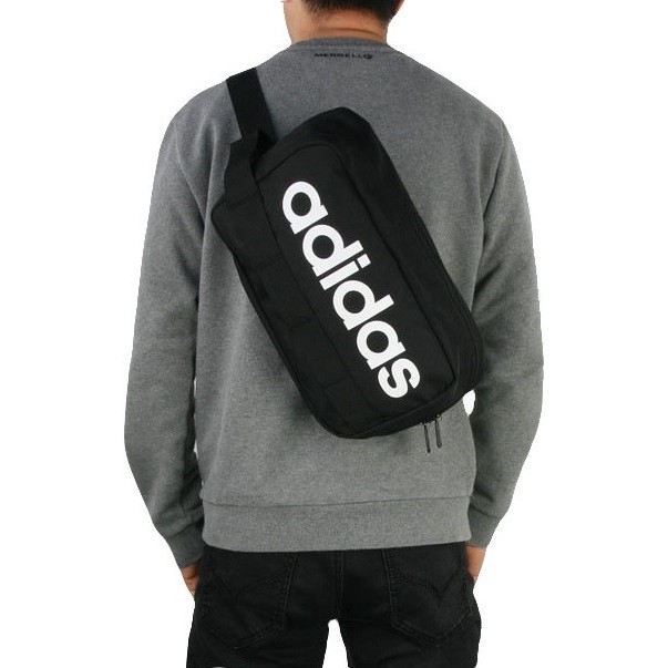 Adidas กระเป๋าสะพายข้าง Linear Core ( DT4823 )ลิขสิทธิ์แท้ Shopee Thailand