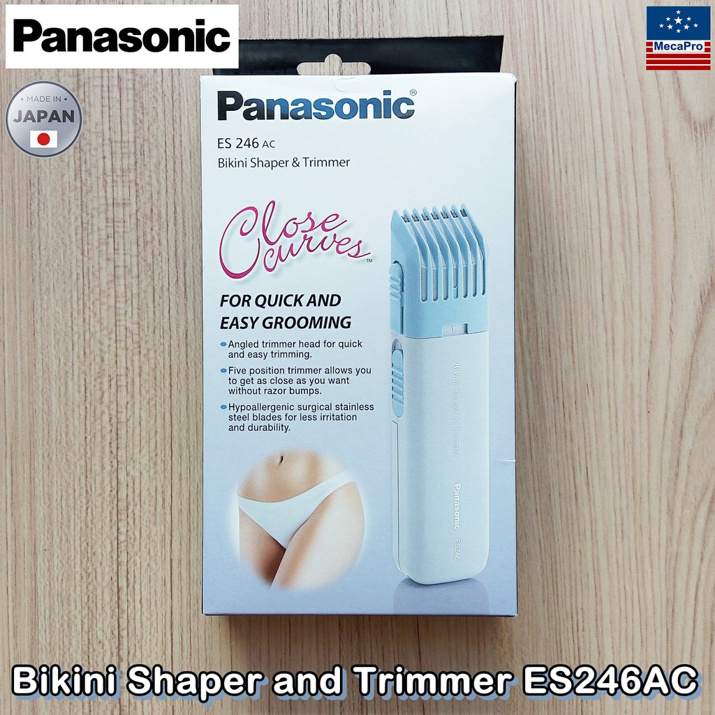 Panasonic® Bikini Shaper and Trimmer ES246AC เครื่องตัดแต่งขน สำหรับ
