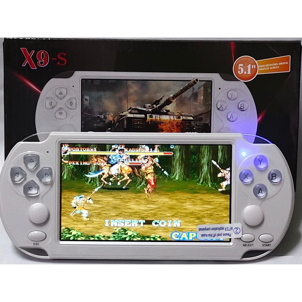 เกมพกพา (พร้อมส่ง) 5.1 Inch 8GB Handheld Portable Retro X9S Game