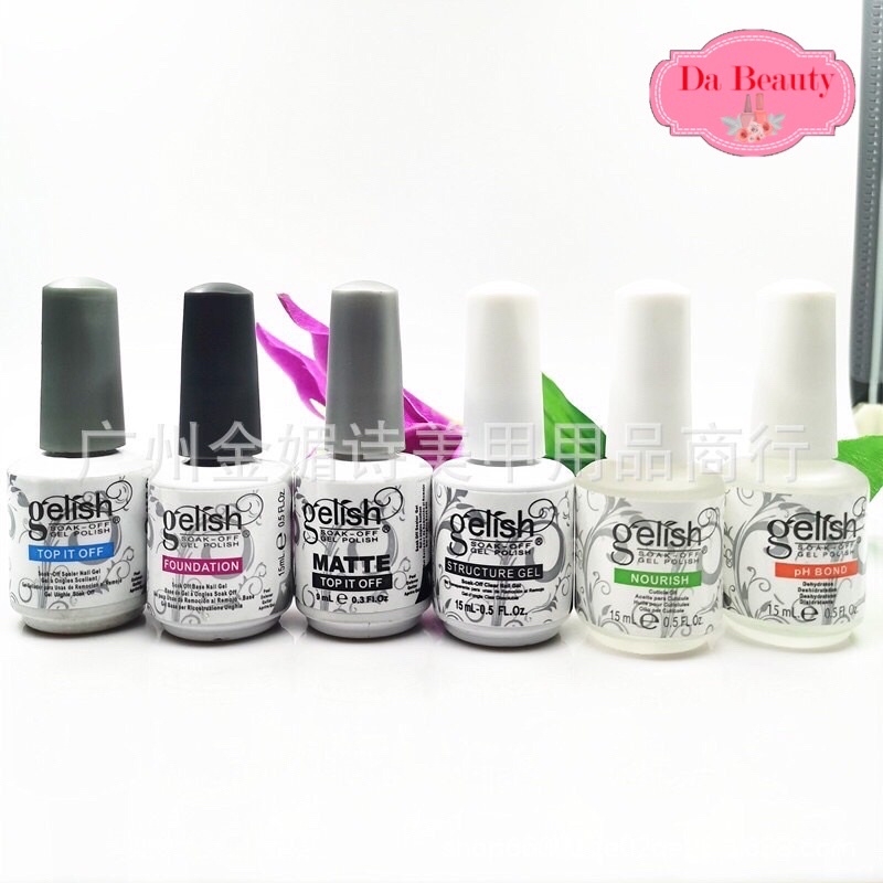 Gelish Top coat gel / Base coat gel / Structure Gel Shopee Thailand