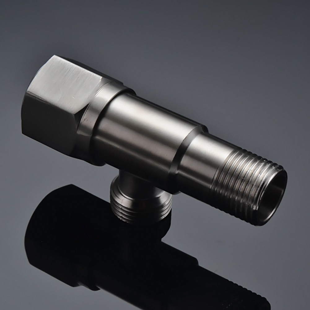 304 Stainless Steel Angled Valve Shower Head Toilet Faucet Stop Valve jiujoxi.th ThaiPick