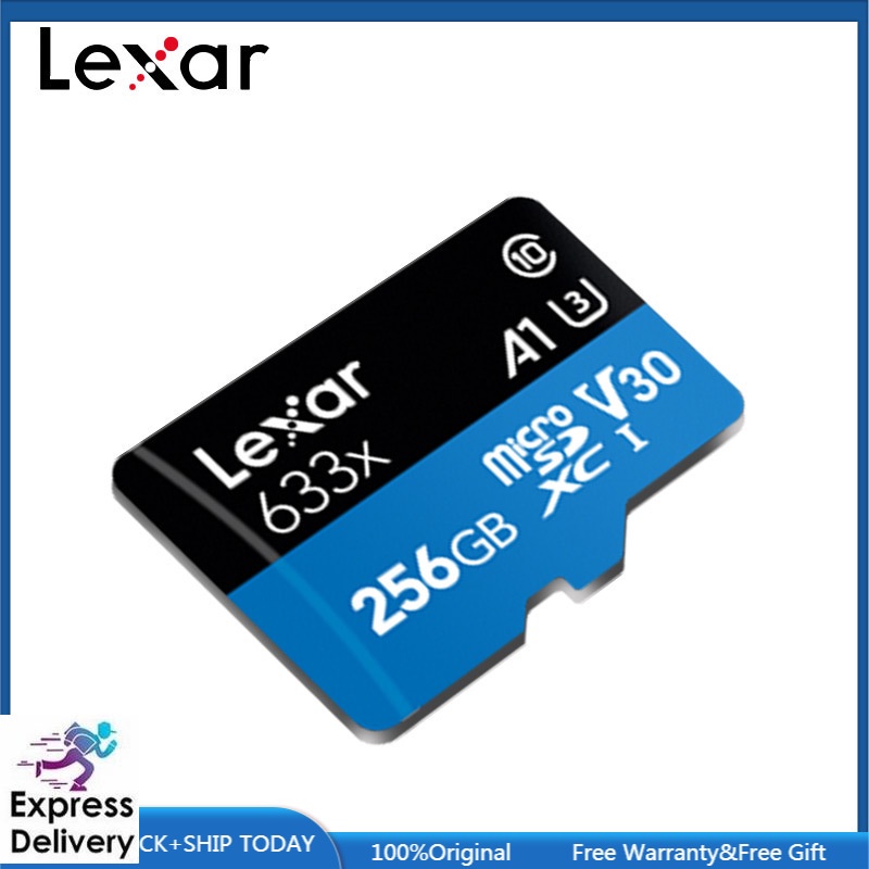 Lexar Micro SD Memory Card 256GB 128GB Max 95MB s 64GB 633x 32GB For