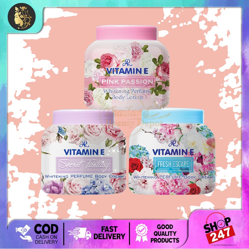 AR Vitamin E PERFUME Body Lotion 200ml Shopee Thailand