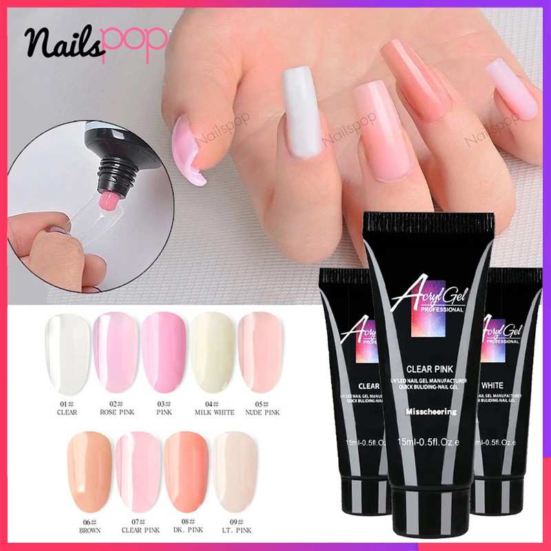 💙โพลีเจลต่อเล็บ POLY GEL ของแท้ ตัวใหม่ เนื้อดี ต่อเล็บเจล โพลี่เจลเจล