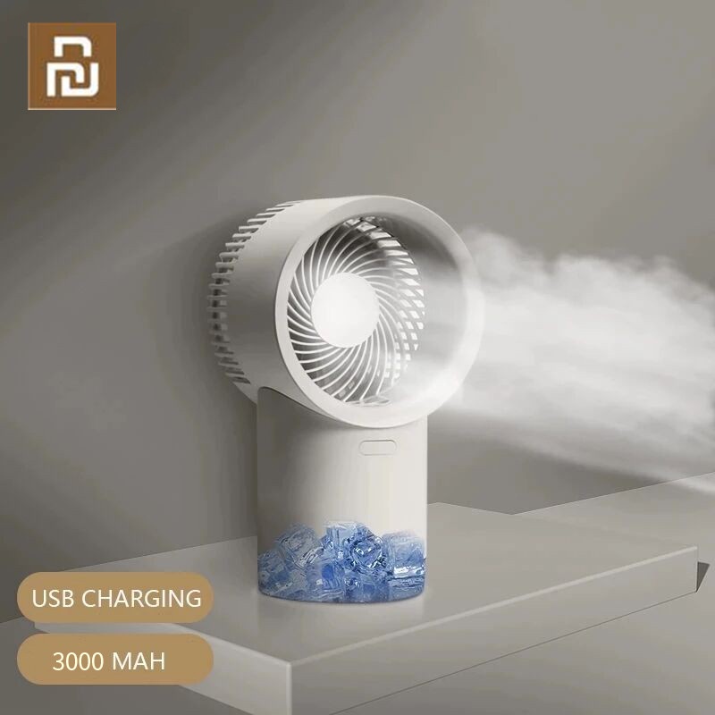 Xiaomi Portable Water Spray Mist Fan Electric USB Rechargeable Handheld