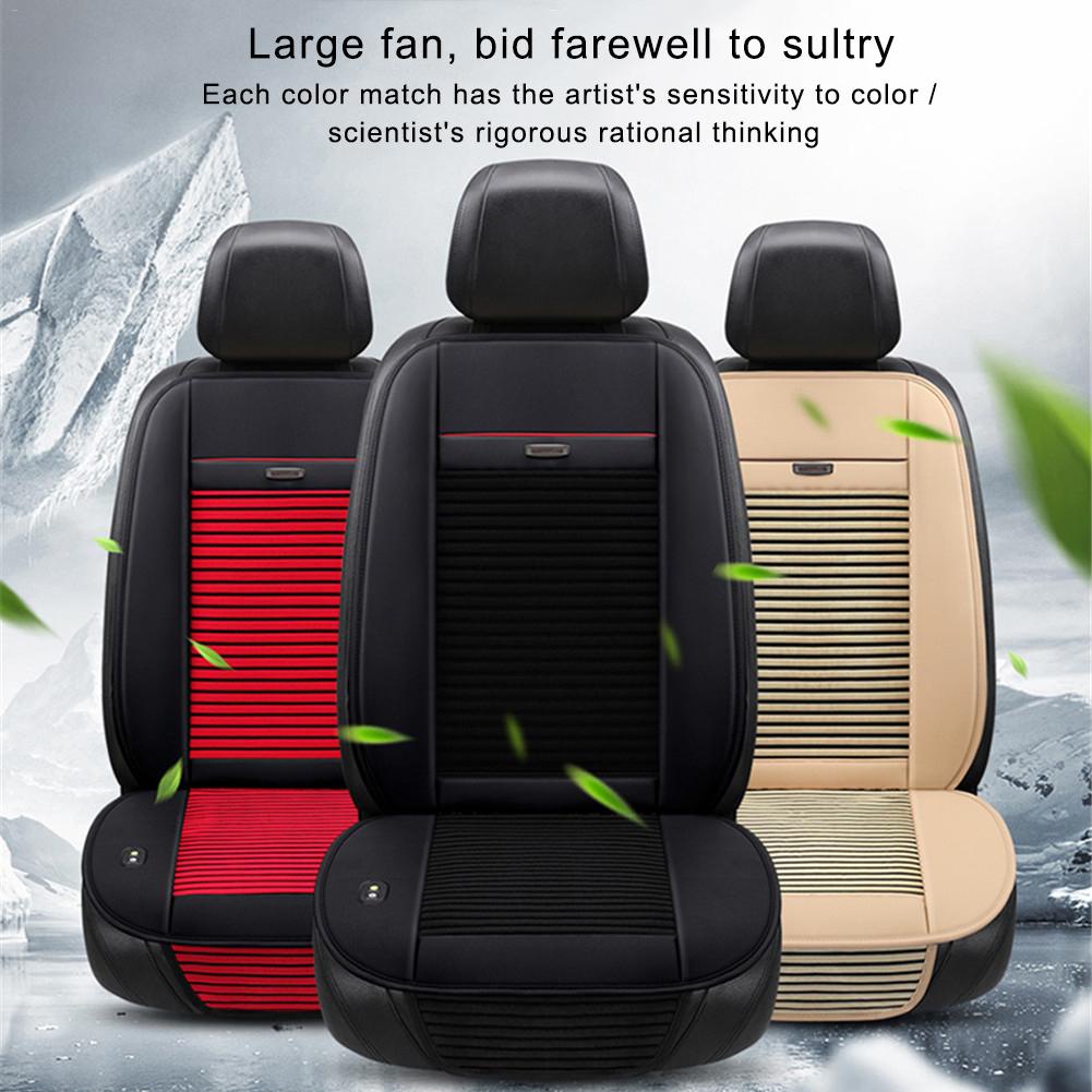 1PC Car Seat Ventilated Mat Summer 3 Fans Single Cold Pad MultiFunction Cooling Pad Car
