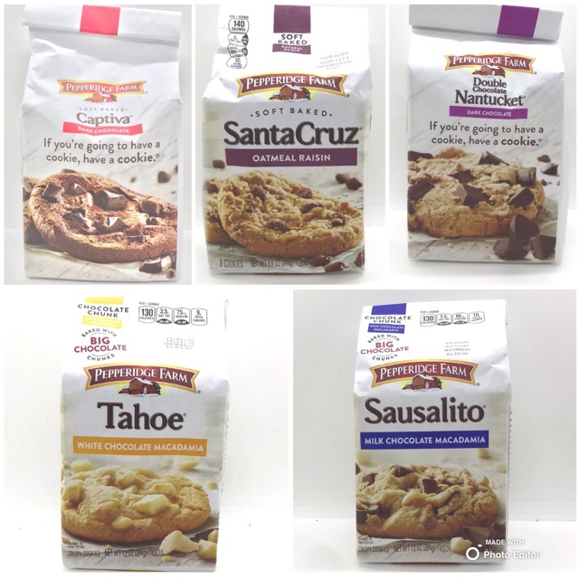 Pepperidge Farm Soft Baked & Cookies คุกกี้แบบนิ่ม และแบบกรอบ เปปเปอร์