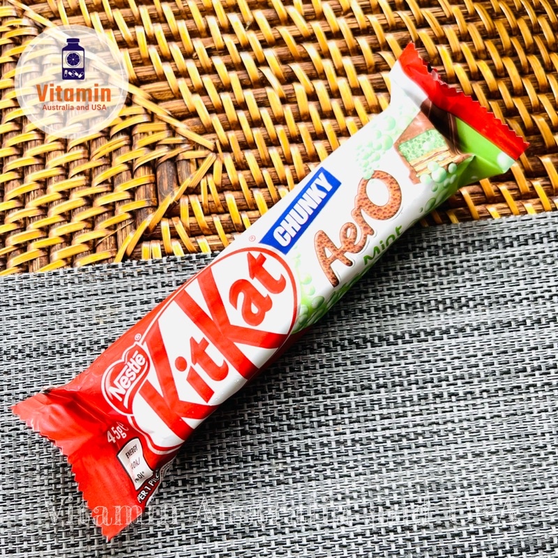 Kit Kat Aero Mint ขนาด 45g คิทแคท มิ้นต์ นำเข้าจากออสเตรเลีย Shopee