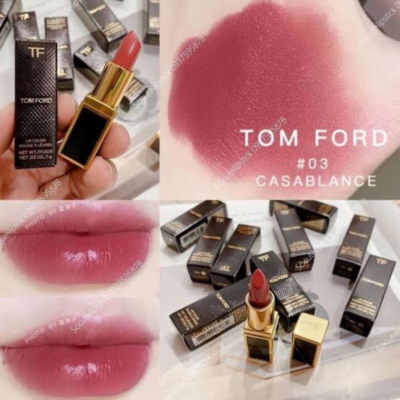 TOM FORD Lip Color 1g. 03 Casablanca Shopee Thailand