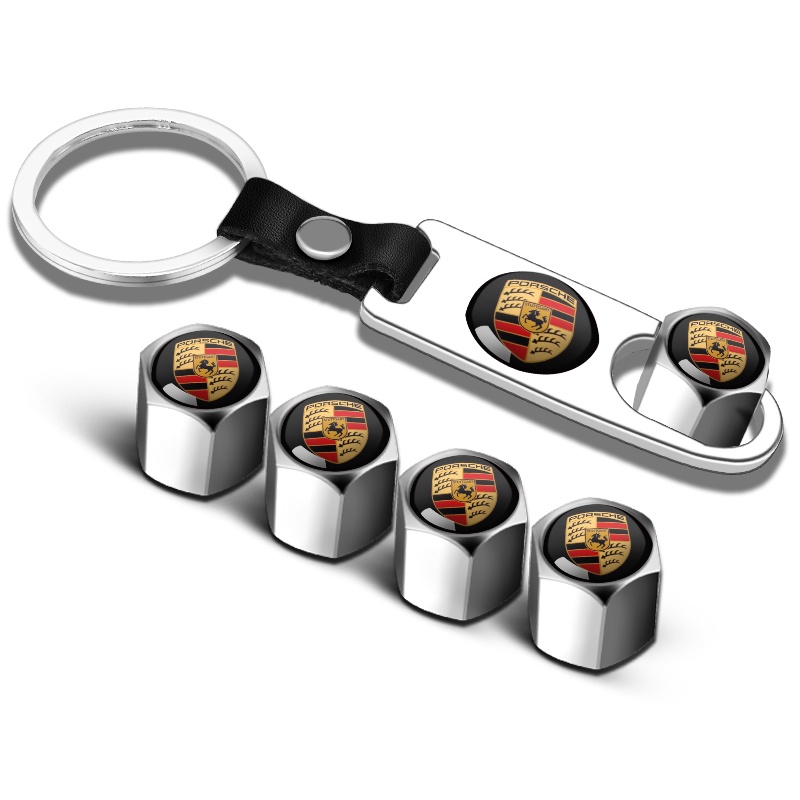 PORSCHE Tire Valve Cover for Porsche Valve Cover 718 Cayenne 911