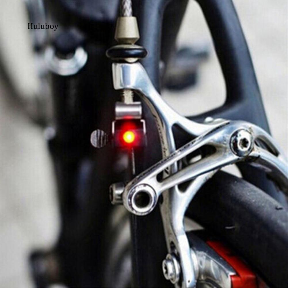 HUBY__Mini Bike Brake Light Mount Tail Rear Bicycle Cycling LED Safety