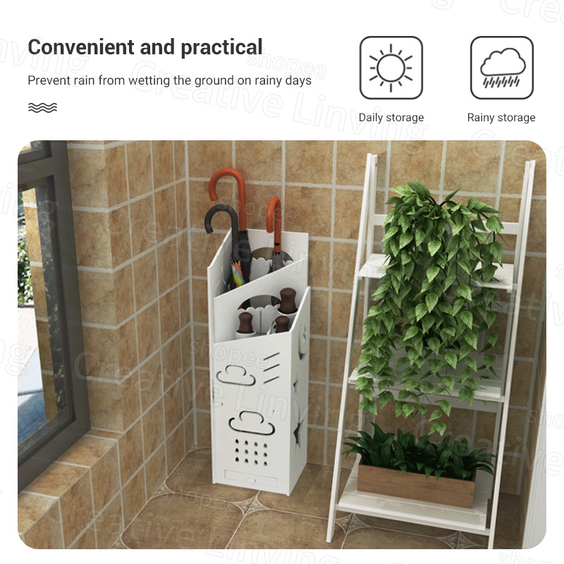 Creative Umbrella Storage Rack For Home Lobby Long And Short Handle