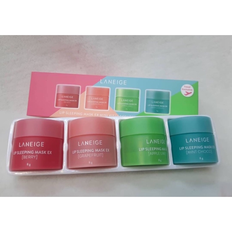 มาร์คปาก ลาเนจ Laneige Lip Sleeping Mask Mini Kit (4 Scented