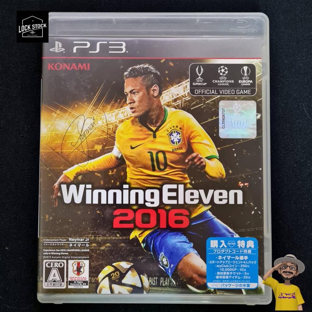 Winning Eleven 2016 แผ่นเกมส์แท้ PS3 มือสอง Shopee Thailand