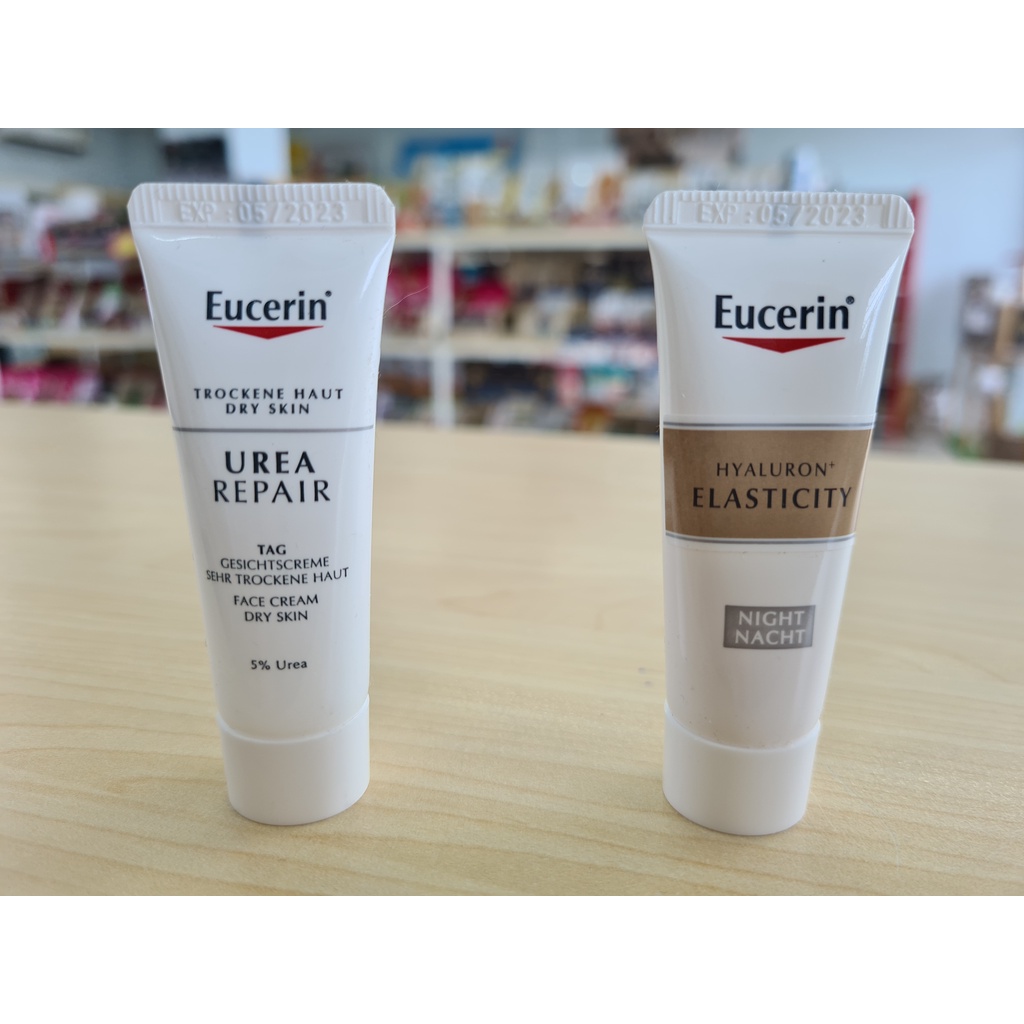 Eucerin Hyaluron Elasticity Night Cream 5ml & Urea Repair Cream 5ml