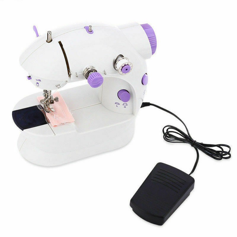 จักเย็บผ้ามินิ ขนาดพกพา จักรเย็บผ้าไฟฟ้า Mini Sewing Machine Builtin