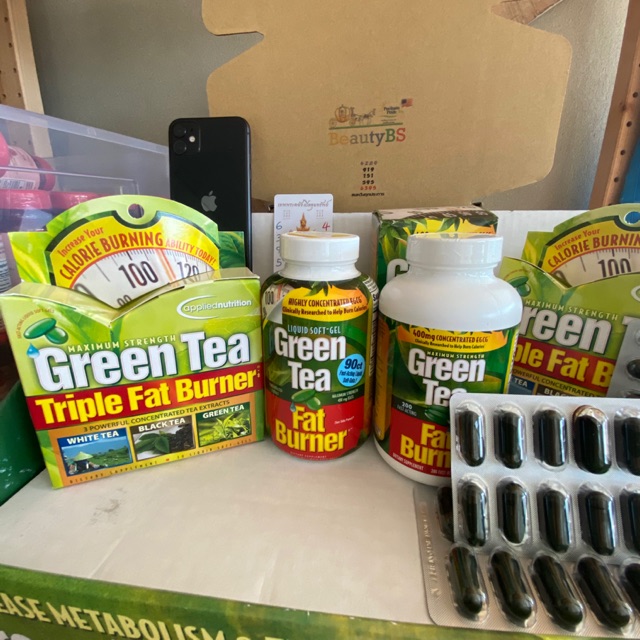 Green Tea [Triple/Fat Burner 14v ถูกสุดในไทย] ส่ง 22บ เบิร์น ลดไขมัน