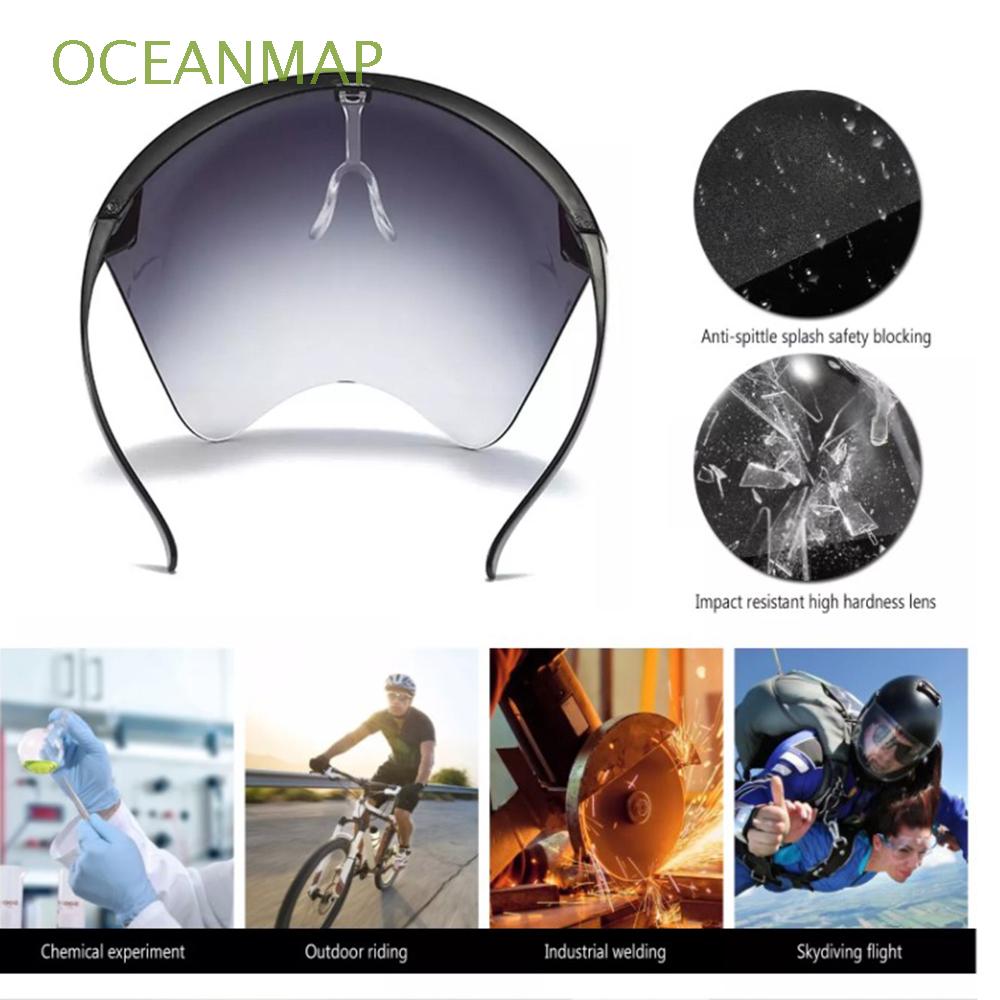 ☁ nopeet Unisex Sunglasses Oversized full face shield Eye shields