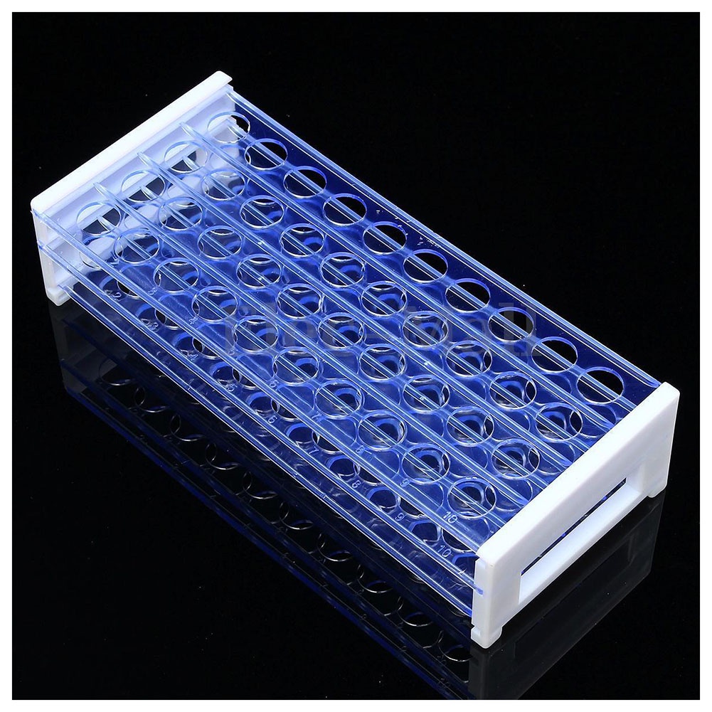 Plastic 3 Layers Lab Test Tube Rack Holder for 18mm Centrifugal Pipe
