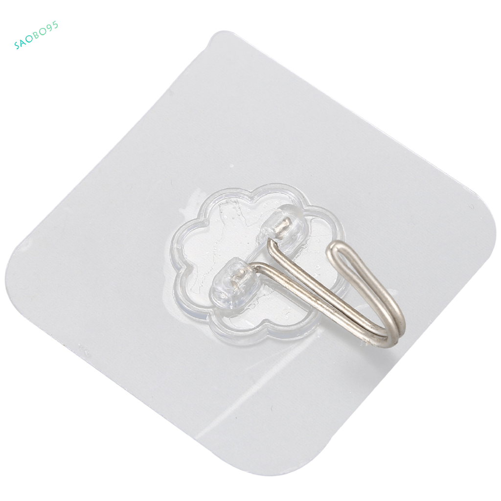 Adhesive Hooks Wall Hooks Heavy Duty Stick on Strong Waterproof Ceiling