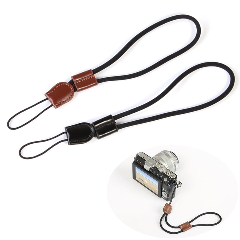 Camera Strap Wrist Brand Hand Nylon Rope Wrist Strap Leather Carrying
