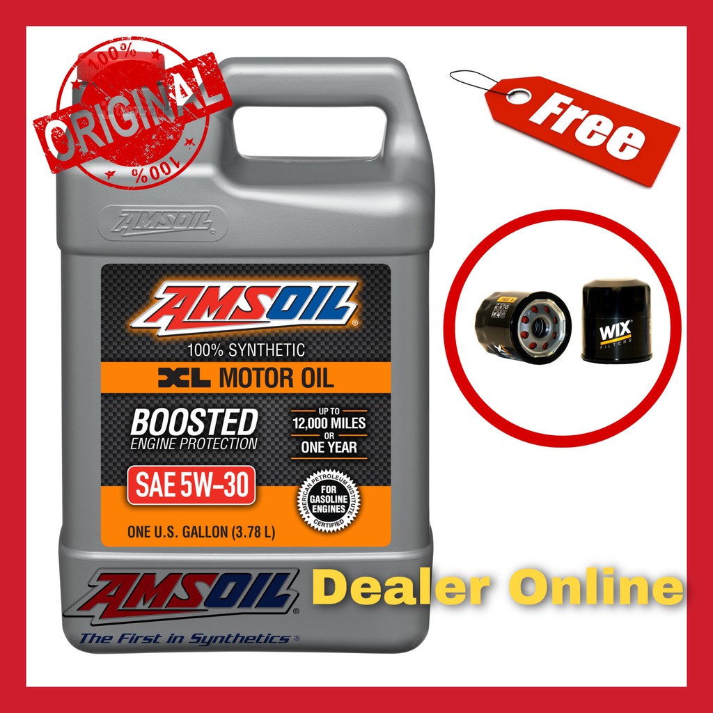 Amsoil XL Boosted SAE 5w30 น้ำมันเครื่องสังเคราะห์แท้100