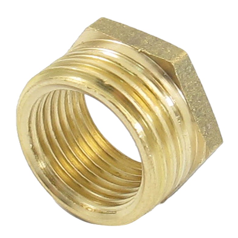20mm Male to 16mm Female Brass Hex Reducing Bushing Adapter Pipe
