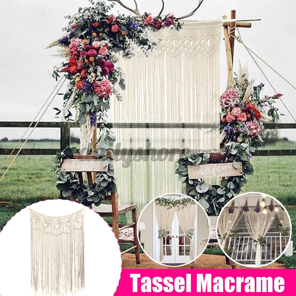 Wall Tapestry Large bohemian Wedding Backdrop Wall Decoration Handmade