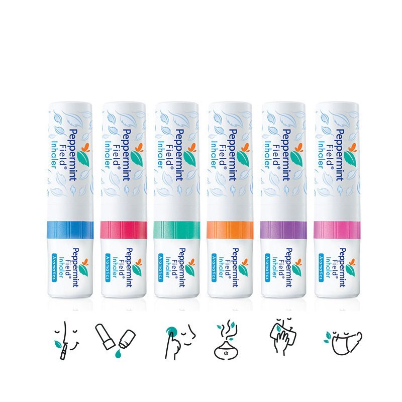 ขายดี ขายยกโหล Peppermint Field ยาดมเป๊ปเปอร์มิ้นท์ ฟิลด์ 12 หลอด wfq