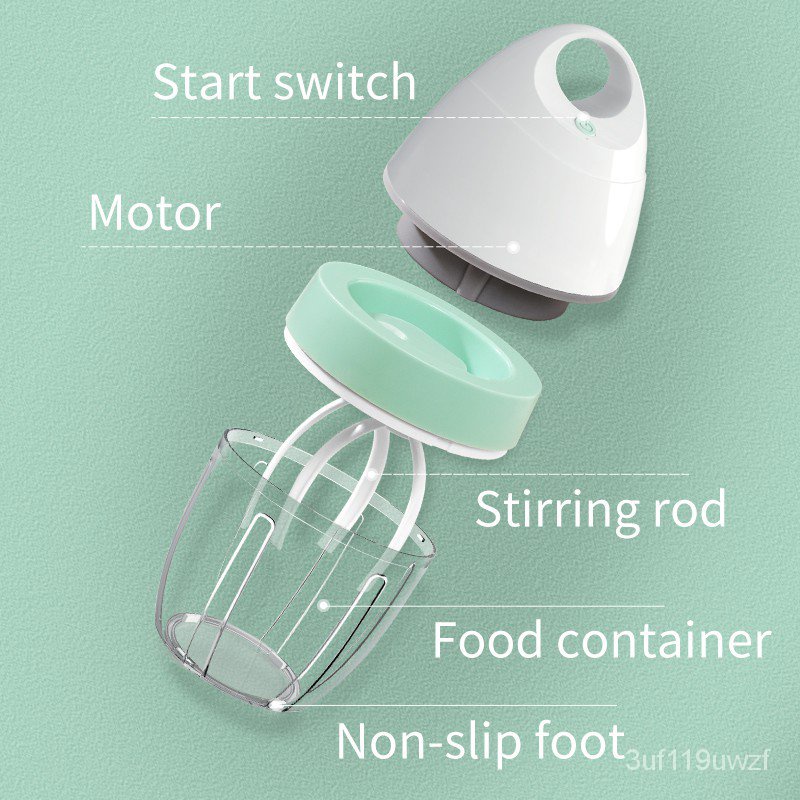 [new]Migecon Electric Stand Mixer, 900ml Wireless Handsfree Mixer