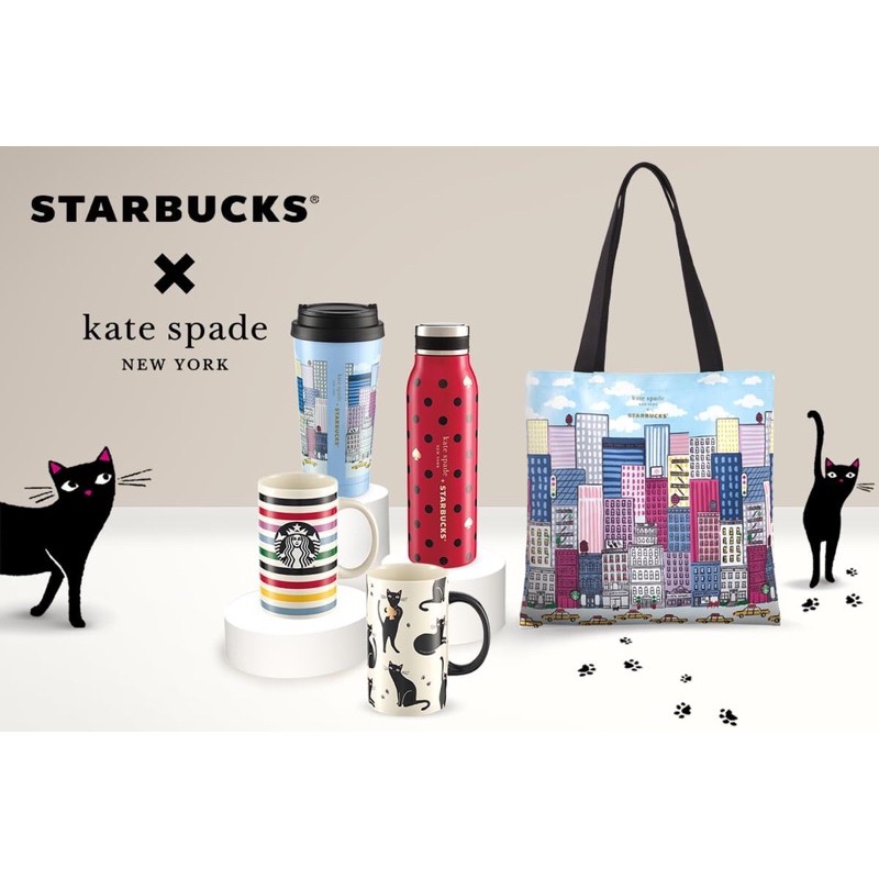 [พร้อมส่ง!]STARBUCKS X Kate spade ♠️2020 แก้ว Starbucks Shopee Thailand