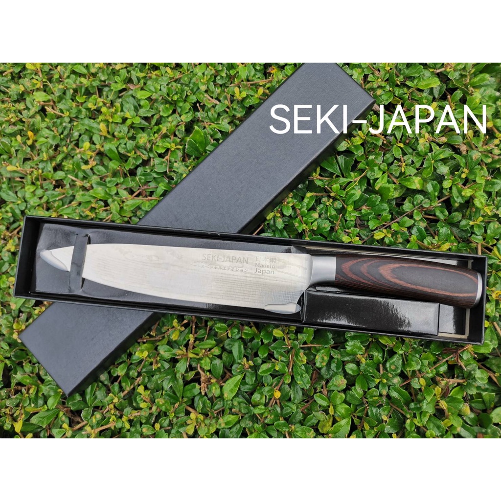 มีดสับกระดูก SEKIJAPAN Stainless อย่างดีขนาดใหญ่ พร้อมด้ามไม้อย่างดี