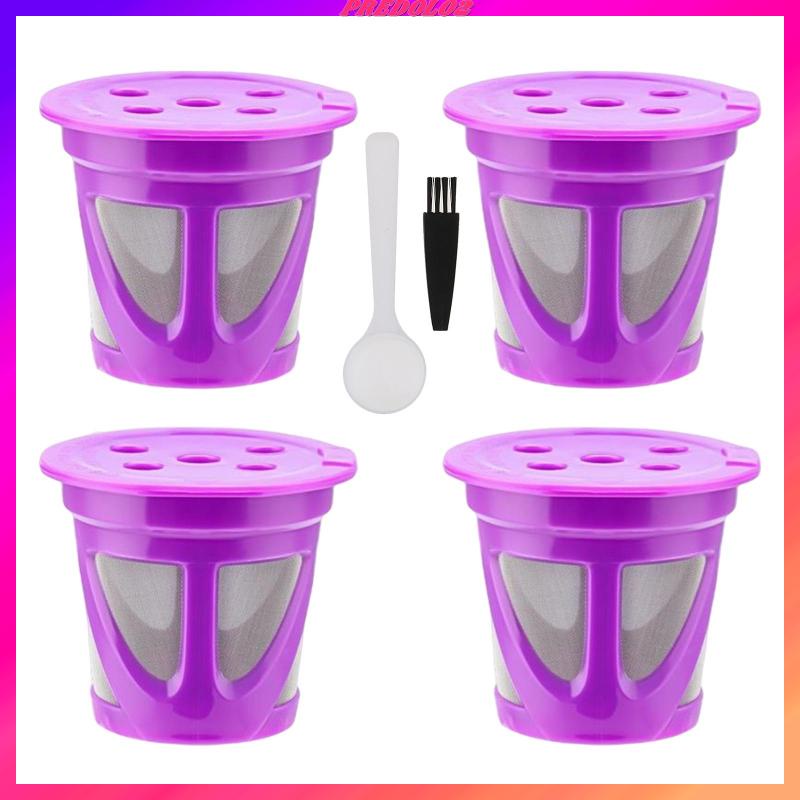 4x Reusable K Cups Coffee Filter BPA Free Coffee Capsules for K1.0 K300 K200 predolo2.th