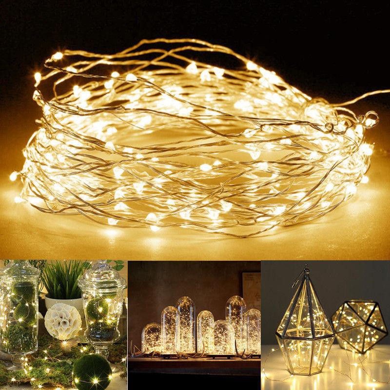 USB connector String Fairy Lights 10M 33ft 100 Led Garland Copper