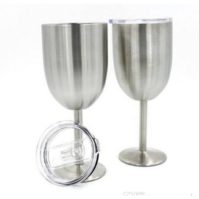 YETI Wine Glass Stainless Steel 14 oz แก้วไวน์ Shopee Thailand