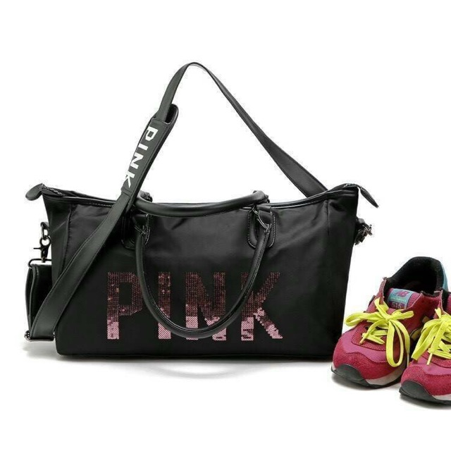 VICTORIA'S SECRET Pink travel bag Shopee Thailand