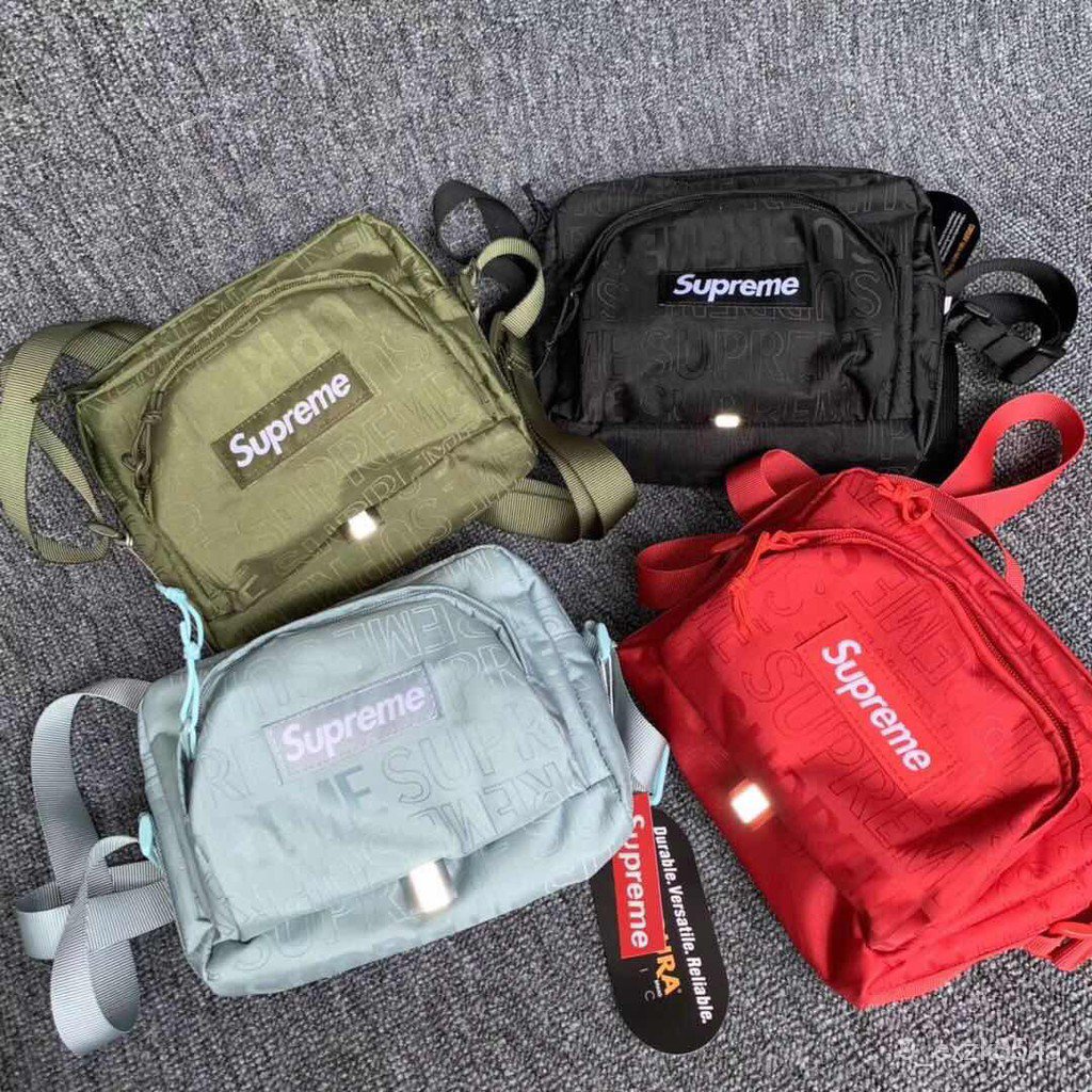 SUPREME SHOULDER BAG SS19 กระเป๋าสุพรีม สะพายข้าง Shopee Thailand