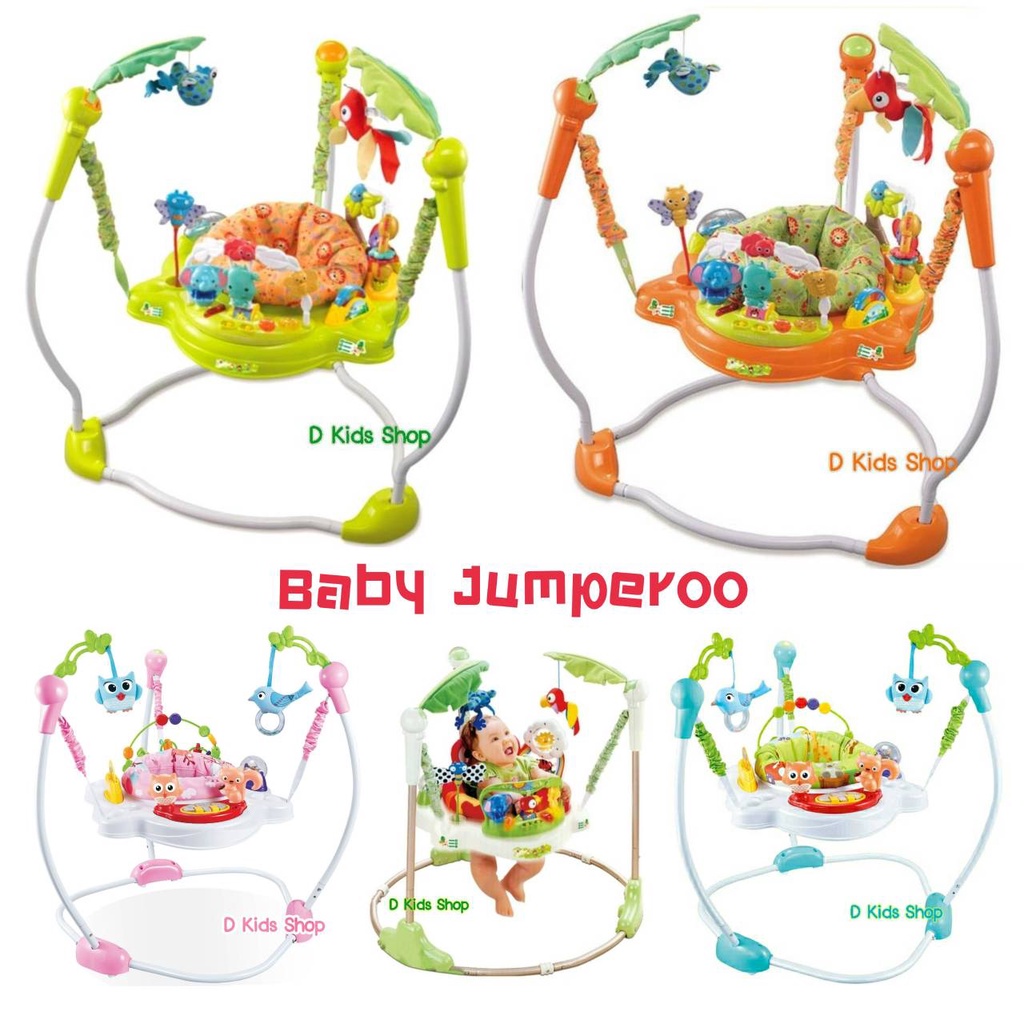 Shock Sale???? Jumperoo Rainforest จั้มเปอร์เด็ก มีดนตรี มีไฟ เสริม