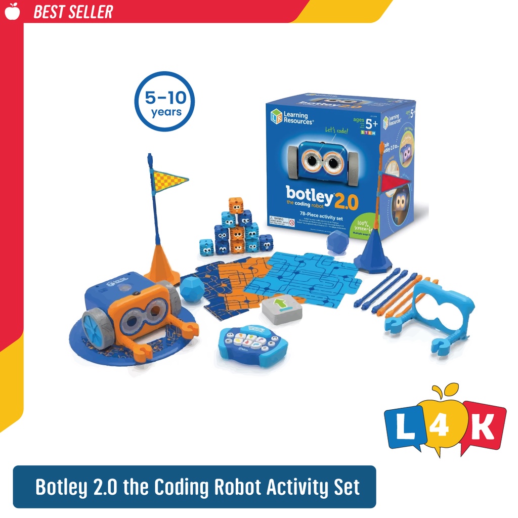 L4K Learning Resources BOTLEY THE CODING ROBOT 2.0 บอทเลย์ หุ่นโค้ดดิ้ง