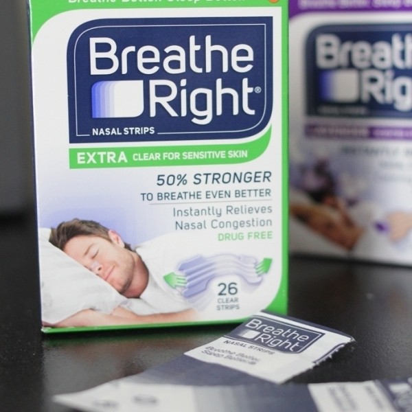 Breathe Right Extra Nasal Strips, Clear Color Strips for Sensitive Skin