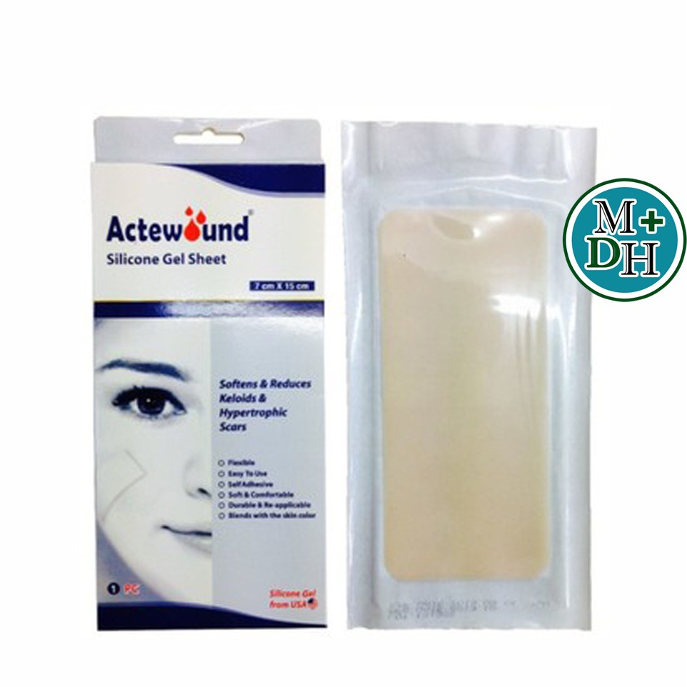 ACTEWOUND SILICONE GEL SHEET แผ่นแปะซิลิโคน ลดรอยแผลเป็นนูนทั้งเก่าและ