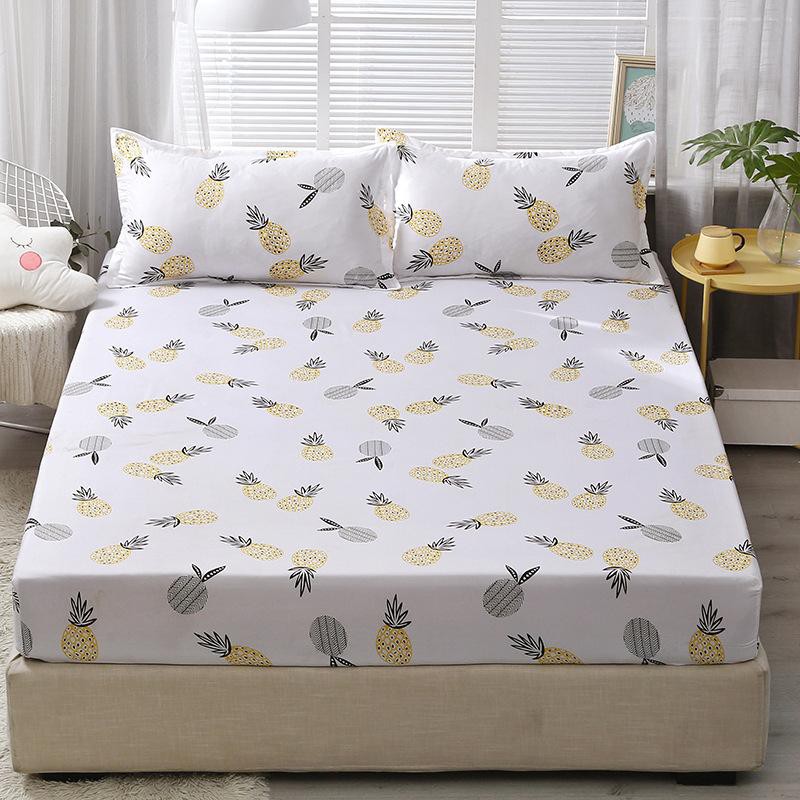 15 Pattern Fitted Sheet Bed Sheet with Elastic Band Couple Mattress