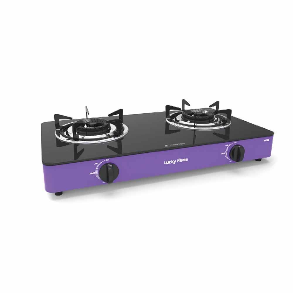 gas stove GAS STOVE TABLE 2 G MIRROR LUCKY FLAME AI102 Kitchen appliances Kitchen equipment เตา
