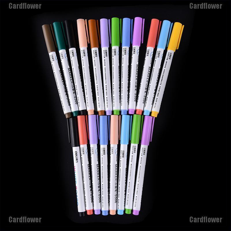 Cardflower white board marker set erasable whiteboard pen for glass office school supplies