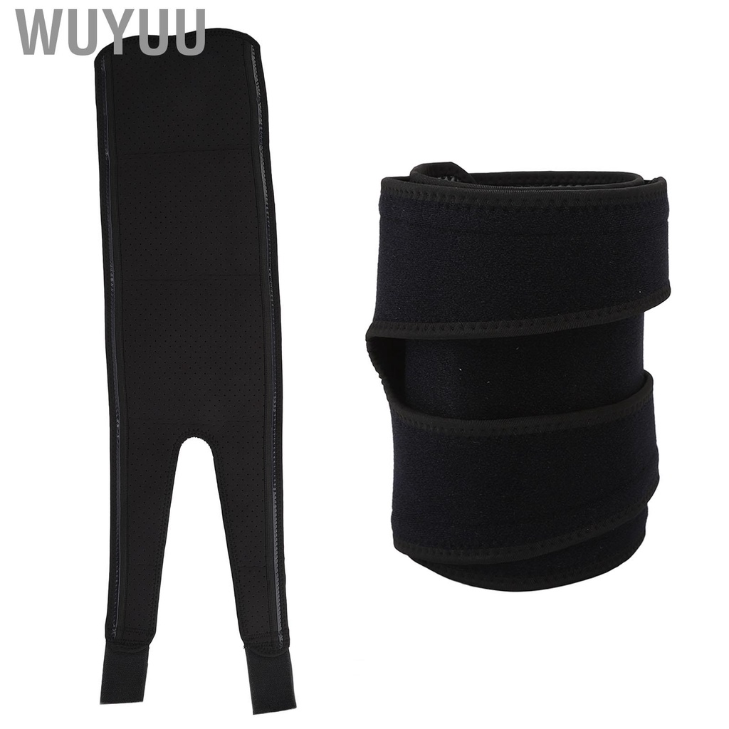Wuyuu Thigh Support Thicken Elastic Skid Resistance Breathable Brace CL