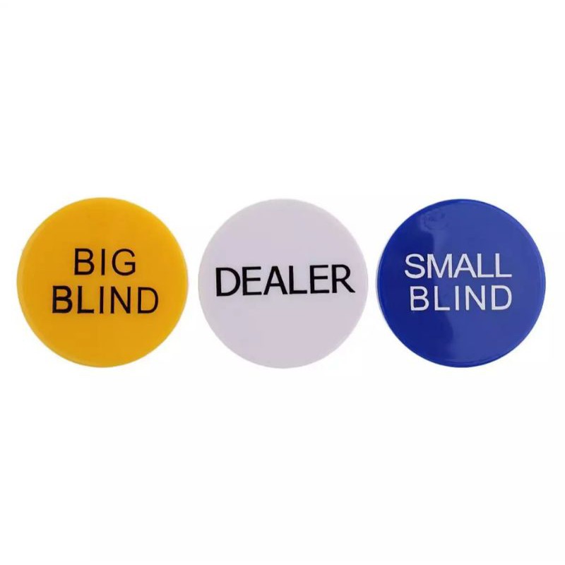 ปุ่ม Dealer Big Blind Small Blind Shopee Thailand
