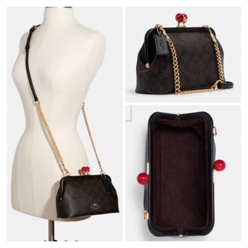 COACH Signature Nora Kisslock Crossbody ThaiPick